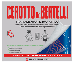 DR BERTELLI CEROTTO TERMO-ATTIVO 3 PEZZI - Farmacia Murachelli Di Putelli dr. Giovanni