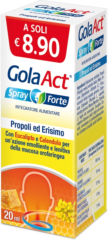 GOLA ACT SPRAY FORTE 20 ML - Farmacia Murachelli Di Putelli dr. Giovanni