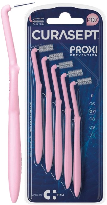 CURASEPT PROXI ANGLE P07 ROSA/PINK 5 PEZZI - Farmacia Murachelli Di Putelli dr. Giovanni