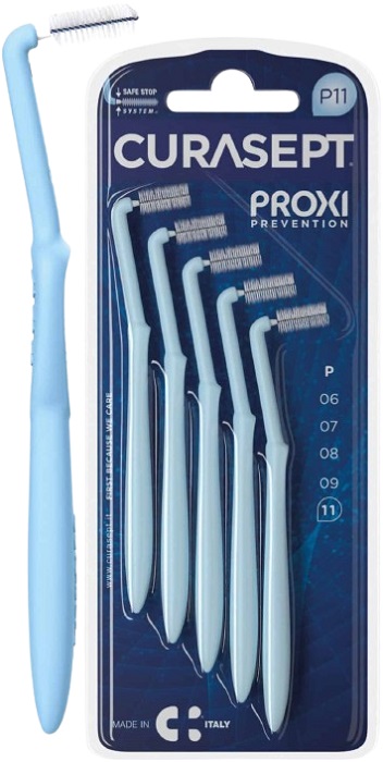 CURASEPT PROXI ANGLE P11 AZZURRO/LIGHT BLUE 5 PEZZI - Farmacia Murachelli Di Putelli dr. Giovanni