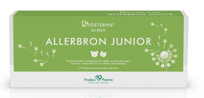 BIOSTERINE ALLERGY ALLERBRON JUNIOR 10 FIALE DA 5 ML - Farmacia Murachelli Di Putelli dr. Giovanni