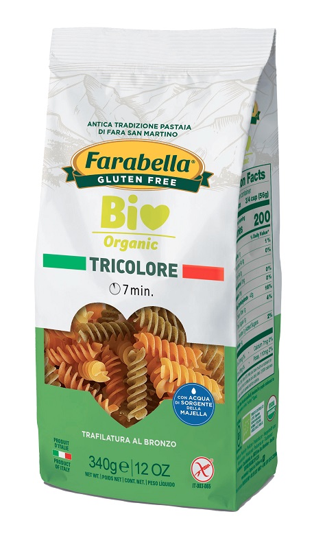 FARABELLA BIO FUSILLI TRICOLORE 340 G - Farmacia Murachelli Di Putelli dr. Giovanni