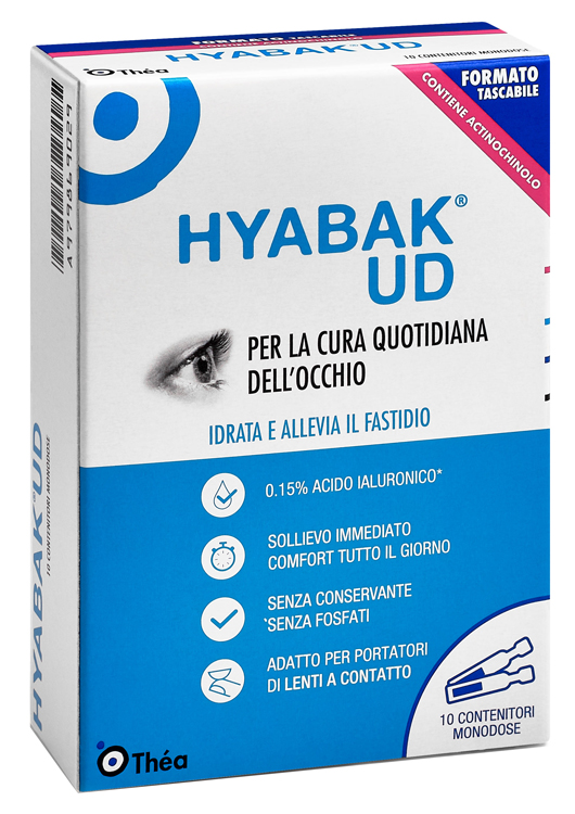 HYABAK UD SOSTITUTO LACRIMALE 10 MONODOSI 4 G - Farmacia Murachelli Di Putelli dr. Giovanni