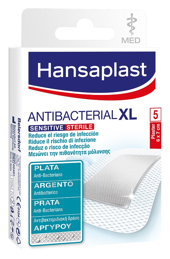 HANSAPLAST SENSITIVE EXTRA LARGE SILVER 5 PEZZI - Farmacia Murachelli Di Putelli dr. Giovanni