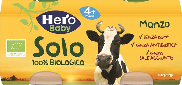 HERO SOLO OMOGENEIZZATO MANZO 100% BIO 2X80G - Farmacia Murachelli Di Putelli dr. Giovanni