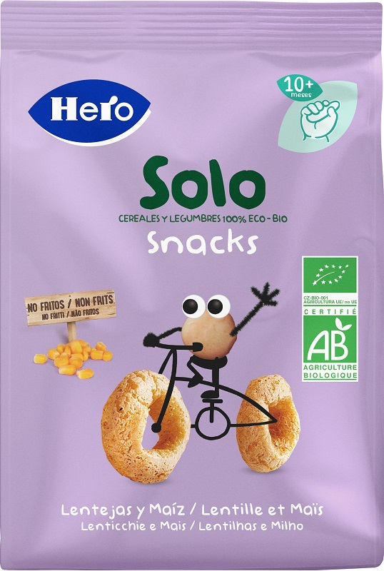 HERO SOLO SNACK LENTICCHIE MAIS 100% BIO 50 G - Farmacia Murachelli Di Putelli dr. Giovanni