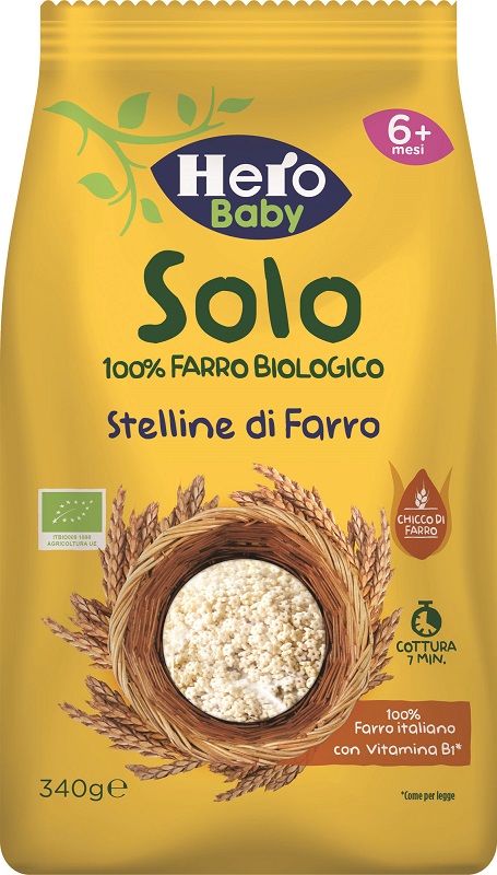 HERO SOLO PASTINA DI FARRO 100% BIO 340 G - Farmacia Murachelli Di Putelli dr. Giovanni