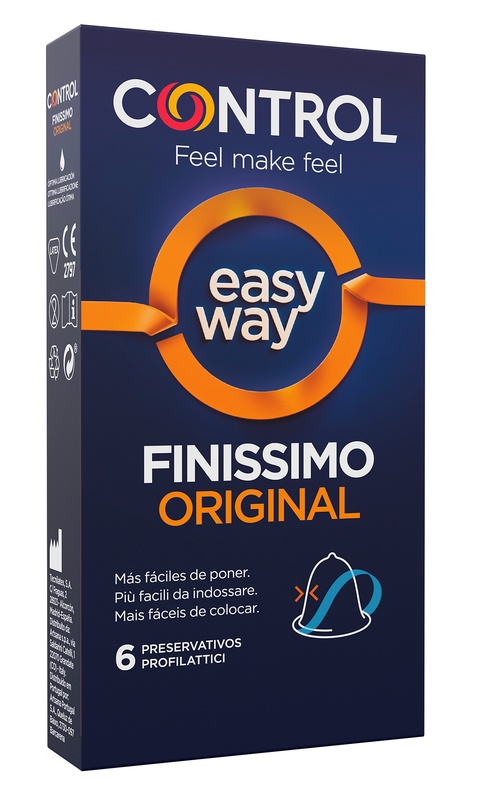 PROFILATTICO CONTROL EASY WAY FINISSIMO ORIGINAL 6 PEZZI - Farmacia Murachelli Di Putelli dr. Giovanni