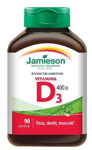 JAMIESON VITAMINA D 400 90 COMPRESSE - Farmacia Murachelli Di Putelli dr. Giovanni
