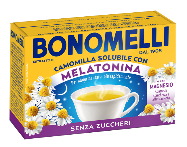 CAMOMILLA SOLUBILE MELATONINA MAGNESIO 16 BUSTINE - Farmacia Murachelli Di Putelli dr. Giovanni