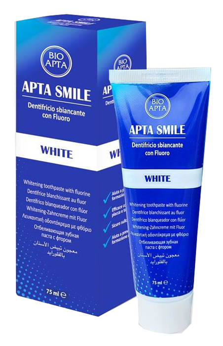 APTASMILE DENTIFRICIO SBIANCANTE 75 ML - Farmacia Murachelli Di Putelli dr. Giovanni