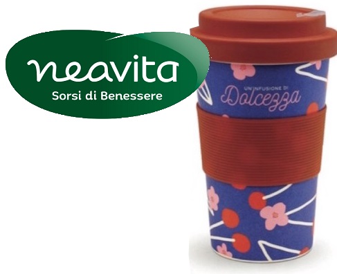 BAMBOO MUG SPRING EUPHORIA BLU CILIEGIA - Farmacia Murachelli Di Putelli dr. Giovanni