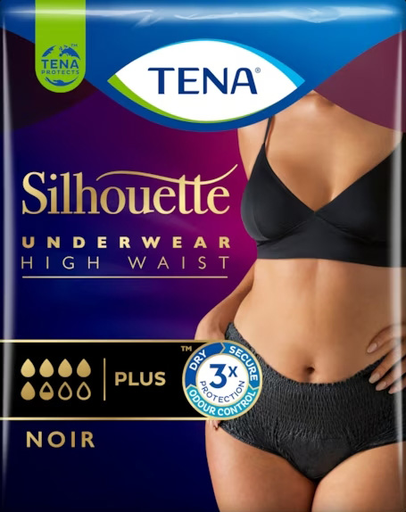 PANNOLONE A MUTANDINA ASSORBENTE TENA SILHOUETTE NOIR M VITA ALTA 9 PEZZI - Farmacia Murachelli Di Putelli dr. Giovanni