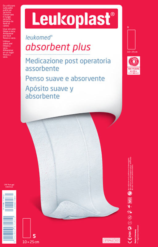 LEUKOMED MEDICAZIONE POST-OPERATORIA IN TESSUTO NON TESSUTO 10 X 25 CM - Farmacia Murachelli Di Putelli dr. Giovanni