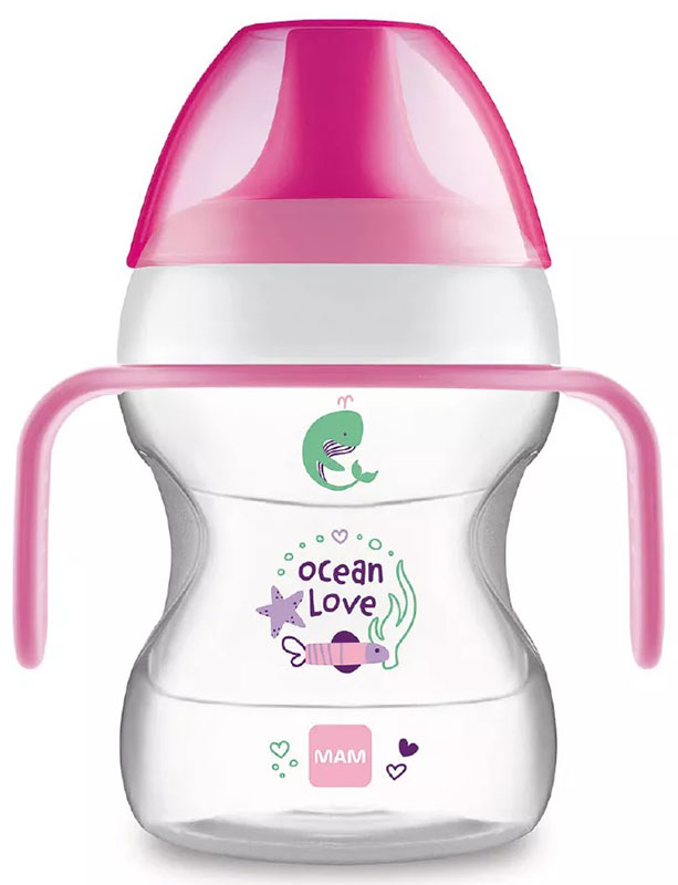 MAM LEARN TO DRINK CUP 190 ML 6+ BECCUCCIO RIGIDO FEMMINA - Farmacia Murachelli Di Putelli dr. Giovanni