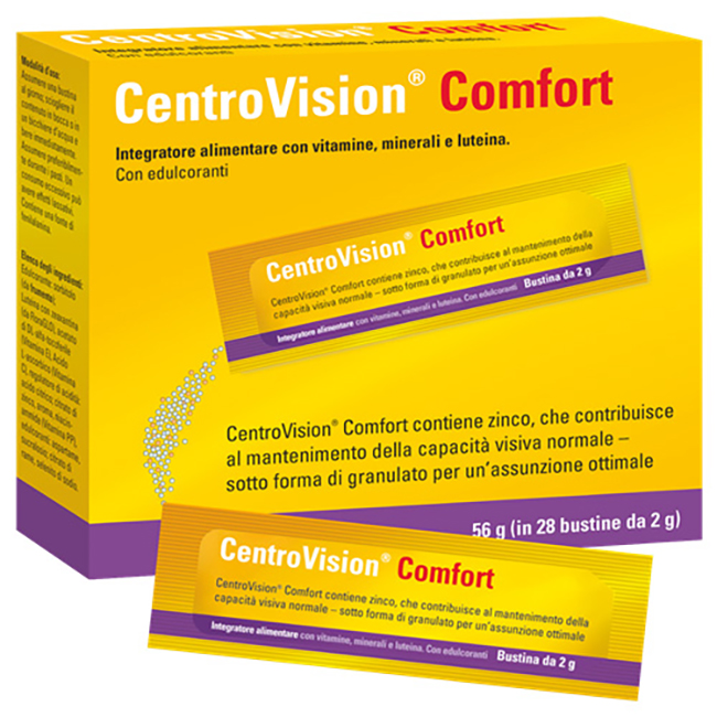 CENTROVISION COMFORT 28 BUSTINE GUSTO ARANCIA - Farmacia Murachelli Di Putelli dr. Giovanni
