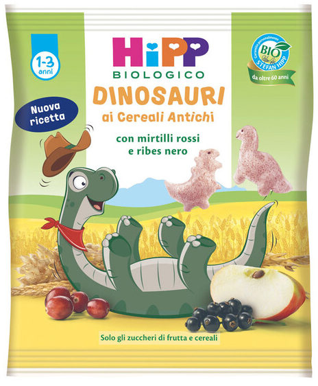 HIPP BIO DINOSAURI CEREALI ANTICHI 30 G - Farmacia Murachelli Di Putelli dr. Giovanni