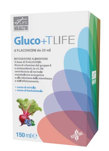 GLUCO+TLIFE 6 FLACONCINI X 25 ML - Farmacia Murachelli Di Putelli dr. Giovanni