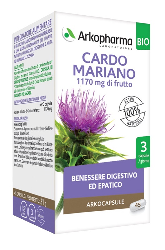 ARKO CAPSULE CARDO MARIANO 45 CAPSULE BIO - Farmacia Murachelli Di Putelli dr. Giovanni