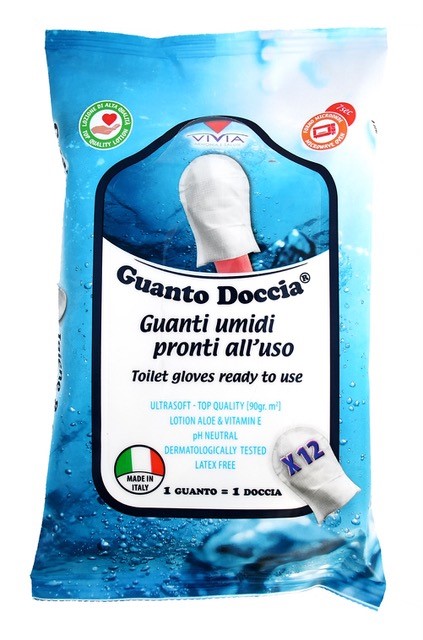 VIVIA GUANTO DOCCIA SENZA RISCIACQUO 12 PEZZI - Farmacia Murachelli Di Putelli dr. Giovanni