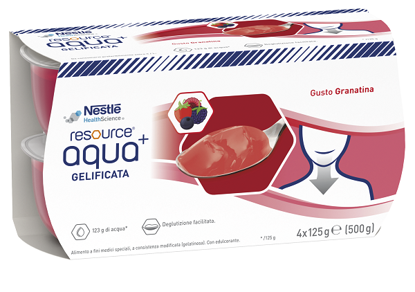 RESOURCE AQUA ACQUA GELIFICATA+GRENADA CUP 6 4X125 G - Farmacia Murachelli Di Putelli dr. Giovanni