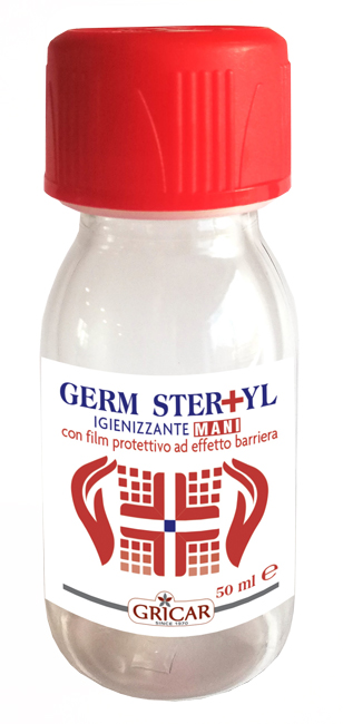 IGIENIZZANTE PROTETTIVO MANI GERM STER+YL FLACONE 50 ML - Farmacia Murachelli Di Putelli dr. Giovanni