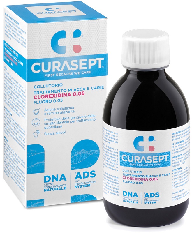 CURASEPT COLLUTORIO 0,05 ADS + DNA 200 ML - Farmacia Murachelli Di Putelli dr. Giovanni