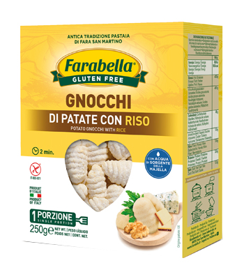 FARABELLA GNOCCHI PATATE CON RISO 250 G - Farmacia Murachelli Di Putelli dr. Giovanni