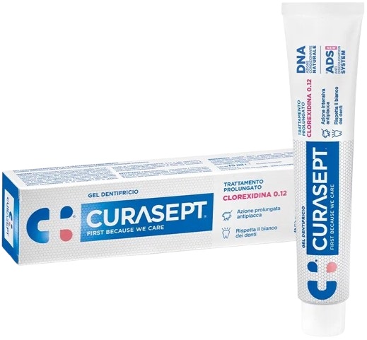 CURASEPT DENTIFRICIO 0,12 75 ML ADS+DNA - Farmacia Murachelli Di Putelli dr. Giovanni