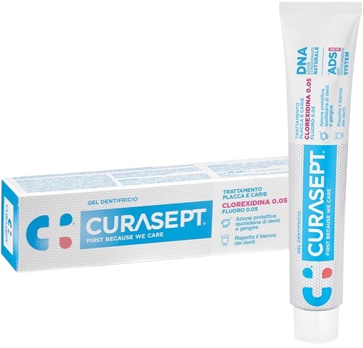 CURASEPT DENTIFRICIO 0,05 75 ML ADS+DNA - Farmacia Murachelli Di Putelli dr. Giovanni