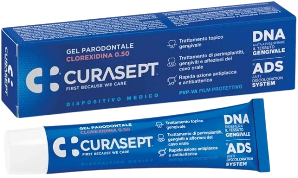 CURASEPT GEL PARODONTALE 0,5% 30 ML ADS + DNA - Farmacia Murachelli Di Putelli dr. Giovanni