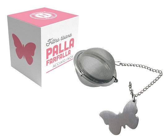 HIMALAYA FILTRO TISANA PALLA FARFALLA IN ACCIAIO INOX - Farmacia Murachelli Di Putelli dr. Giovanni