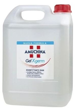 AMUCHINA GEL X-GERM DISINFETTANTE MANI 5 LITRI - Farmacia Murachelli Di Putelli dr. Giovanni
