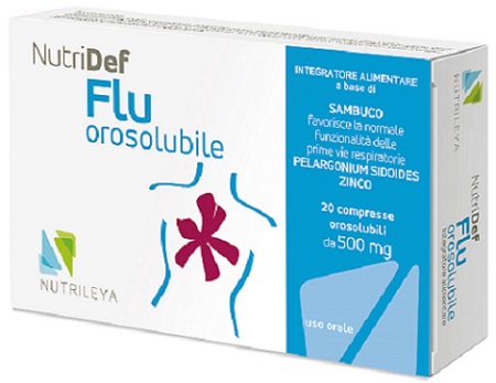 NUTRIDEF FLU OROSOLUBILE 20 COMPRESSE - Farmacia Murachelli Di Putelli dr. Giovanni