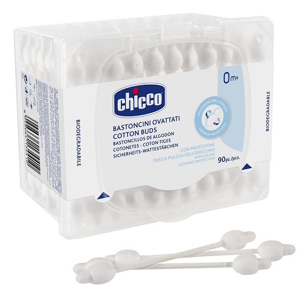 CHICCO BASTONCINI COTONATI 90 PEZZI - Farmacia Murachelli Di Putelli dr. Giovanni