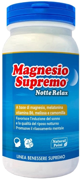 MAGNESIO SUPREMO NOTTE RELAX 150 G - Farmacia Murachelli Di Putelli dr. Giovanni