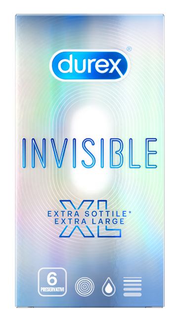 PROFILATTICO DUREX INVISIBLE XL 6 PEZZI - Farmacia Murachelli Di Putelli dr. Giovanni