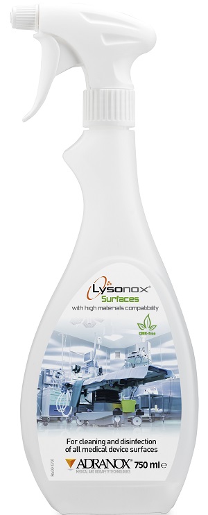 SCHIUMA DISINFETTANTE DETERGENTE PRONTA ALL'USO LYSONOX S10 A BASE DI SALA DI AMMONIO QUATERNARIO E DIAMMINA FLACONE SPRAY 750 ML - Farmacia Murachelli Di Putelli dr. Giovanni