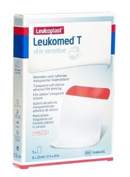 LEUKOMED T SKIN SENSITIVE MEDICAZIONE POST-OPERATORIA TRASPARENTE CON MASSA ADESIVA IN SILICONE 8X10 CM 5 PEZZI - Farmacia Murachelli Di Putelli dr. Giovanni