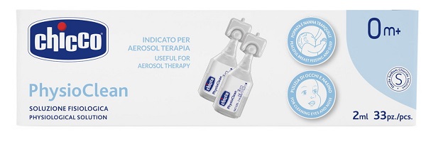 CHICCO SOLUZIONE PHYSIOCLEAN 2 ML 33 PEZZI - Farmacia Murachelli Di Putelli dr. Giovanni
