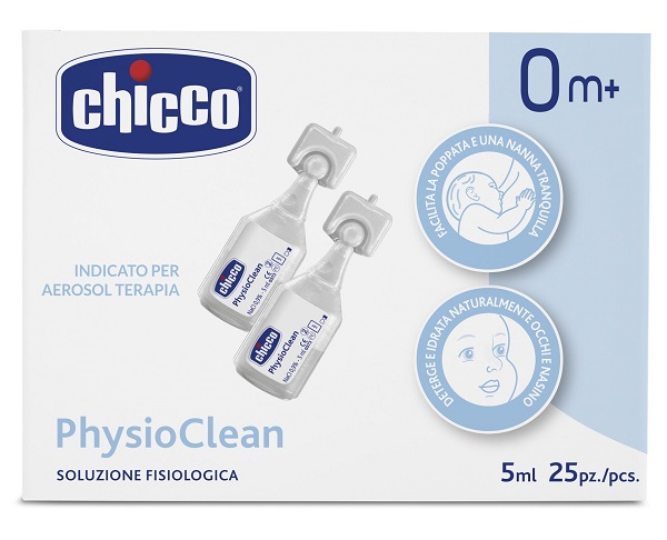 CHICCO SOLUZIONE PHYSIOCLEAN 5 ML 25 PEZZI - Farmacia Murachelli Di Putelli dr. Giovanni