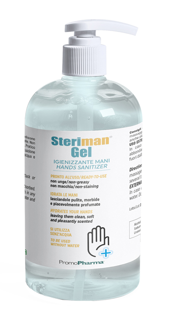 STERIMAN GEL 70 IGIENIZZANTE MANI 500 ML - Farmacia Murachelli Di Putelli dr. Giovanni
