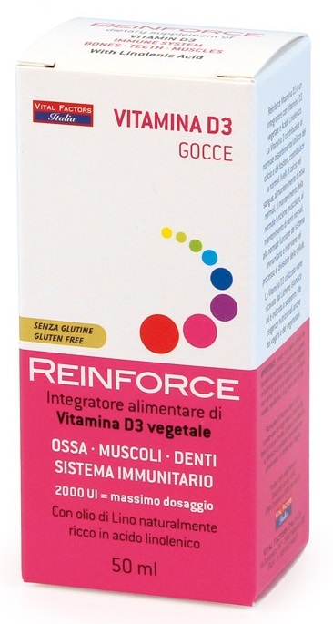 REINFORCE VITAMINA D3 GOCCE 50 ML - Farmacia Murachelli Di Putelli dr. Giovanni