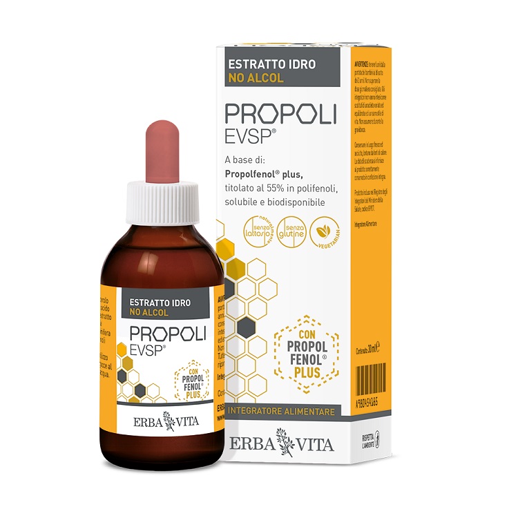 PROPOLI EVSP ESTRATTO IDRO NO ALCOL 30 ML - Farmacia Murachelli Di Putelli dr. Giovanni