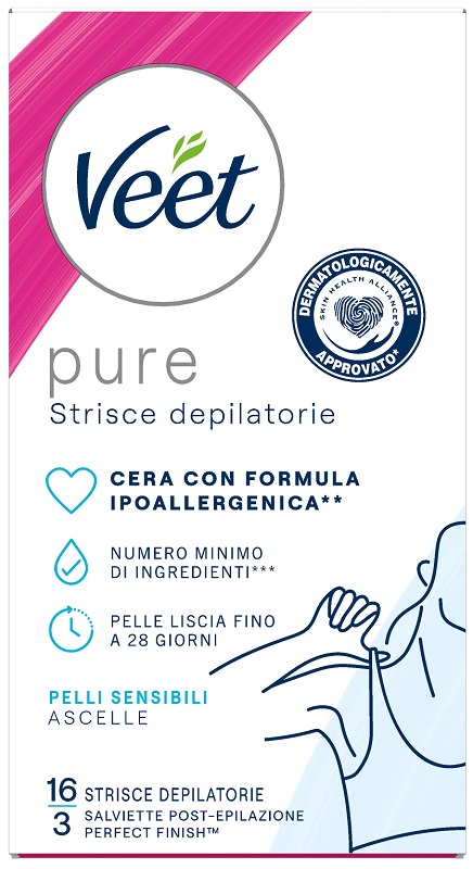 VEET STRISCE ASCELLE IPOALLERGENICHE 16 PEZZI - Farmacia Murachelli Di Putelli dr. Giovanni