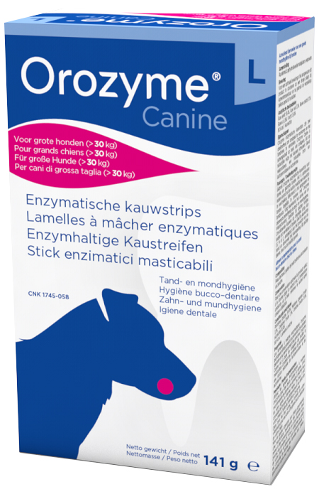 OROZYME CANINE STRISCE ENZIMATICHE MASTICABILI PER CANI DI TAGLIA GRANDE - Farmacia Murachelli Di Putelli dr. Giovanni