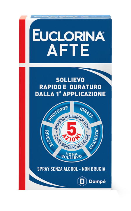 EUCLORINA AFTE SPRAY 15 ML - Farmacia Murachelli Di Putelli dr. Giovanni
