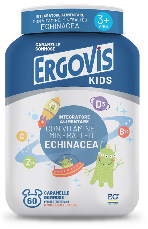 ERGOVIS KIDS 60 CARAMELLE GUSTOSE - Farmacia Murachelli Di Putelli dr. Giovanni
