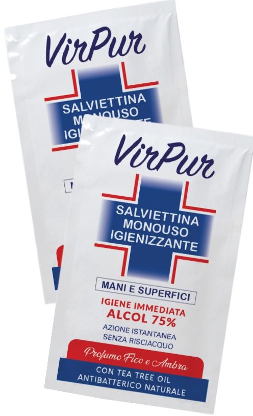 VIRPUR SALVIETTA IGIENIZZANTE MONOUSO - Farmacia Murachelli Di Putelli dr. Giovanni