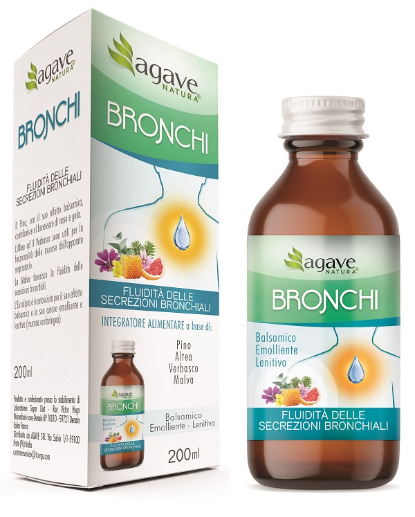 AGAVE NATURA SCIROPPO BRONCHI 200 ML - Farmacia Murachelli Di Putelli dr. Giovanni